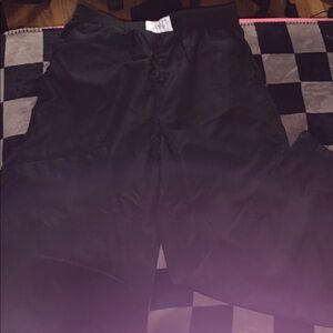 Black Satin Pants